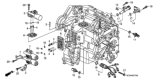 Diagram for 2007 Honda Accord Oil Pressure Switch - 28600-RCL-004