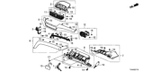 Diagram for Honda Accord Hybrid Glove Box - 77501-TVA-A12ZA