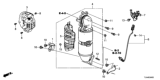 Diagram for 2021 Honda CR-V Catalytic Converter - 18150-5PA-A50