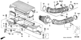 Diagram for Honda Air Intake Coupling - 17228-PCX-000