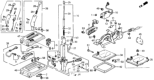 Diagram for 1989 Honda Prelude Neutral Safety Switch - 35700-SF1-A02