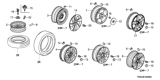Diagram for 2014 Honda Civic Spare Wheel - 42700-TR3-C02
