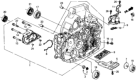Diagram for Honda Civic Bellhousing - 21010-PS5-020
