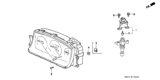 Diagram for Honda Del Sol Speed Sensor - 78410-SR3-004