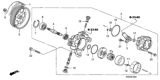 Diagram for Honda CR-V Power Steering Pump - 56110-RTA-013