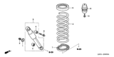 Diagram for Honda Pilot Coil Spring Insulator - 52686-S3V-023