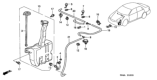 Diagram for 2002 Honda Accord Windshield Washer Nozzle - 76810-S84-C12ZN