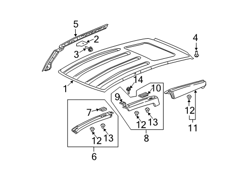 Lid A, R. *NH533* Diagram for 75211-SCV-A01ZC