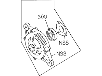 Honda Alternator Case Kit - 8-97205-071-0