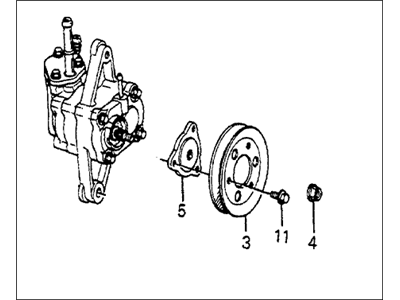 Honda 56100-PC1-000 Pump Assembly, Power Steering