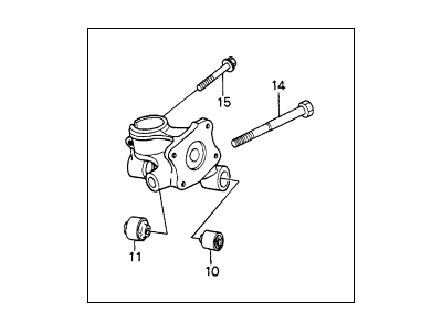 Honda 52210-SA0-000 Carrier, Right Rear Hub