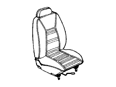 Honda 77400-658-672A Seat Assy., L. FR. *NH1L* (BLACK)