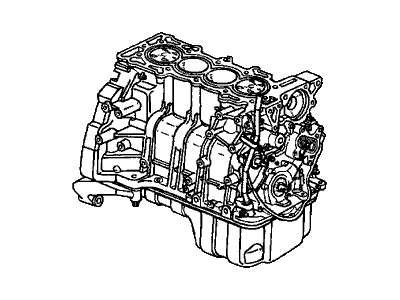 Honda 10002-PJL-C03 General Assy., Cylinder Block (DOT)