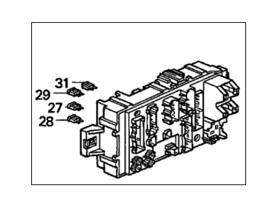 Honda 38200-S84-A01 Box Assembly, Fuse