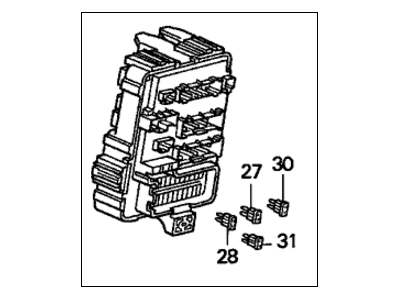 Honda 38210-S84-A11 Box Assembly, Fuse