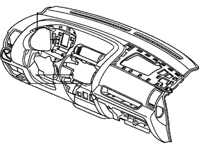 Honda 77103-SLN-A00ZC Panel, Instrument *2Tn731* (GRAPHITE BLACK/US MONO GRAY)