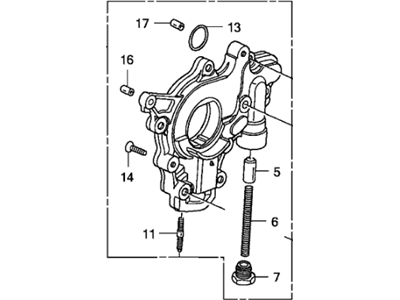 Honda 15100-PWA-003 Pump Assembly, Oil
