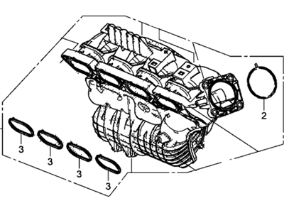 Honda 17000-5A2-A00 Manifold Assembly, Intake