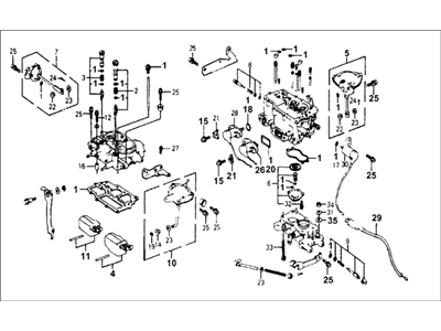 Honda 16100-671-821 Carburetor Assembly
