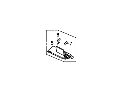 Honda 83280-SZA-A04ZB Sunvisor (Atlas Gray)