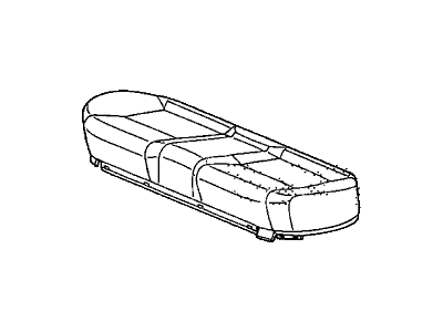 Honda 82131-SNC-A03ZC Cover, Rear Seat Cushion Trim (Sienna Beige)