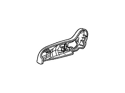 Honda 81238-SNA-A01ZB Cover, R. FR. Seat Reclining *YR327L* (PEARL IVORY)