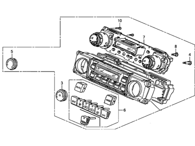 Honda Civic Blower Control Switches - 79600-SNC-A52ZA