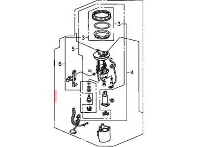 Honda 17045-SNC-L00 Module Assembly, Fuel Pump