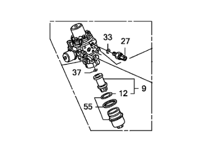Honda Civic Fuel Pressure Regulator - 16740-RNE-A01