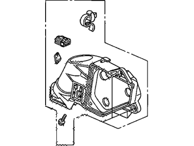 Honda 76204-SNE-A02 Bracket Set, R.