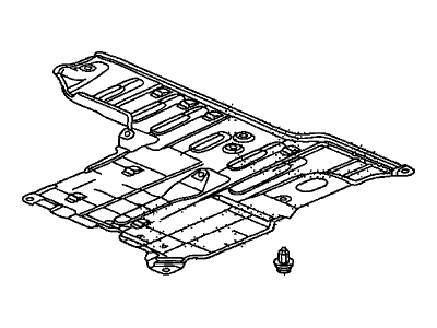 Honda 74626-SNE-A00 Cover, L. Middle Floor (Lower)