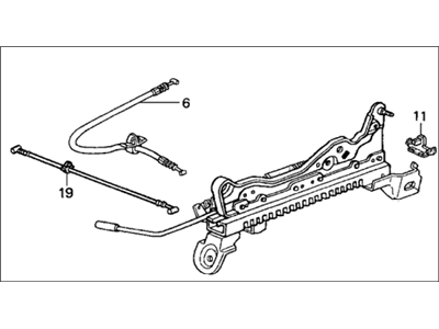 Honda 81270-S82-A13 Adjuster, R. Slide (Inner)