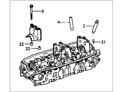 Honda 12100-634-670 Cylinder Head Assembly