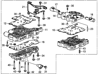 Honda 27000-RJ2-040 Body Assembly, Valve