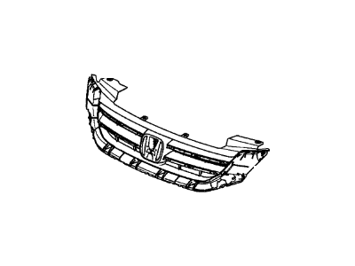 Honda 71121-T2F-A01 Base, Front Grille