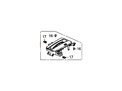 2014 Honda Accord Shift Indicator - 54721-T2A-A53ZA