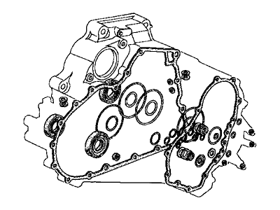 2001 Honda CR-V Transmission Gasket - 06112-P4T-010