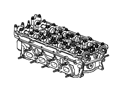 Honda 10003-P3F-A00 General Assembly, Cylinder Head