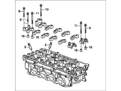 1997 Honda CR-V Cylinder Head - 12100-P75-020