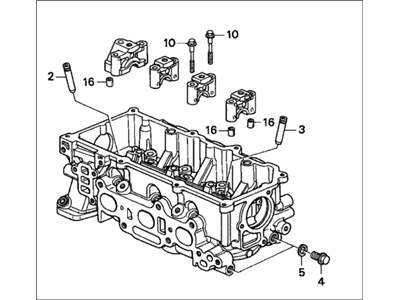 Honda 12100-PHM-010 Cylinder Head Assembly