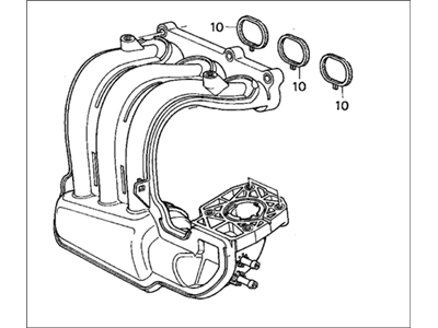 Honda 17000-PHM-006 Manifold Assembly, Intake