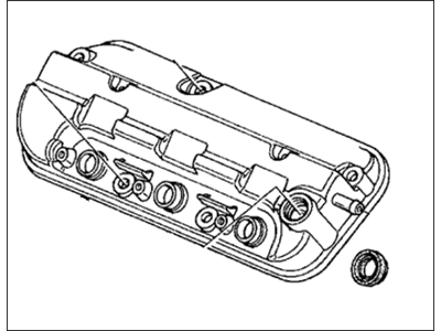 Honda 12310-PGK-A00 Cover, FR. Cylinder Head