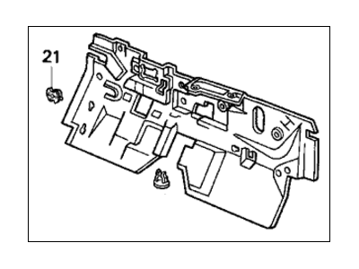 Honda 83101-SR1-A11 Insulator, Dashboard