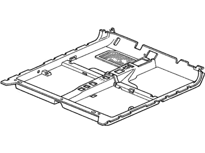 Honda 83302-SR4-A50ZA Mat *NH178L* (EXCEL CHARCOAL)