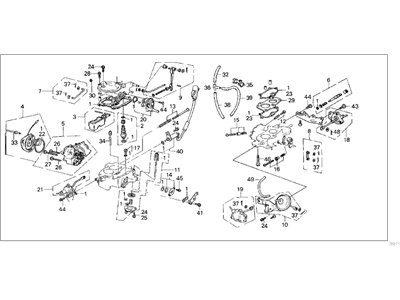 Honda 16100-PE1-725 Carburetor Assembly (Ea10B)