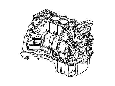 Honda 10002-P0A-A02 General Assy., Cylinder Block