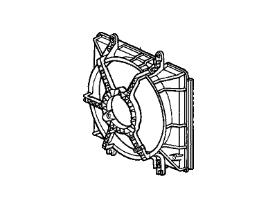 Honda Prelude Fan Shroud - 19015-P0A-003