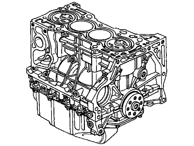 Honda 10002-PZD-A02 General Assy., Cylinder Block (DOT)