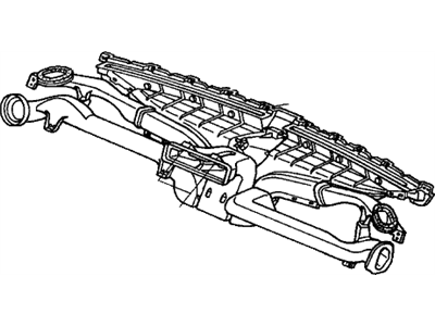 Honda 77400-SCV-A02 Duct Assy., Instrument