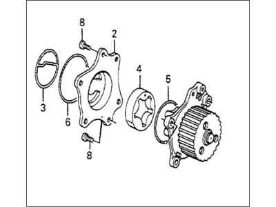 Honda 15100-PD2-660 Pump Assembly, Oil